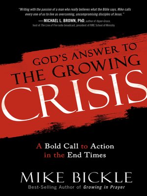 cover image of God's Answer to the Growing Crisis